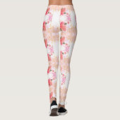 Koraalbloemig helder leggings (Achterkant)