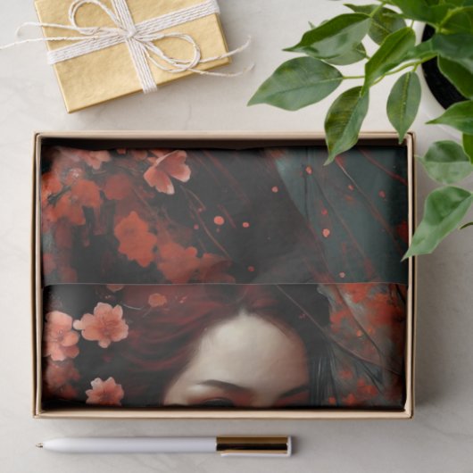 Koraalbloesem Droomontkoppeling Tissuepapier (Geschenk)