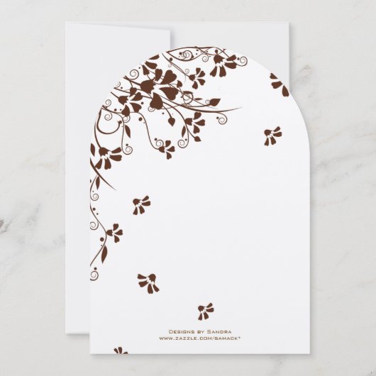 Koraalbonnen voor Chocolade Kaart (Achterkant)