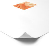 koraalchrysant poster (Hoek)