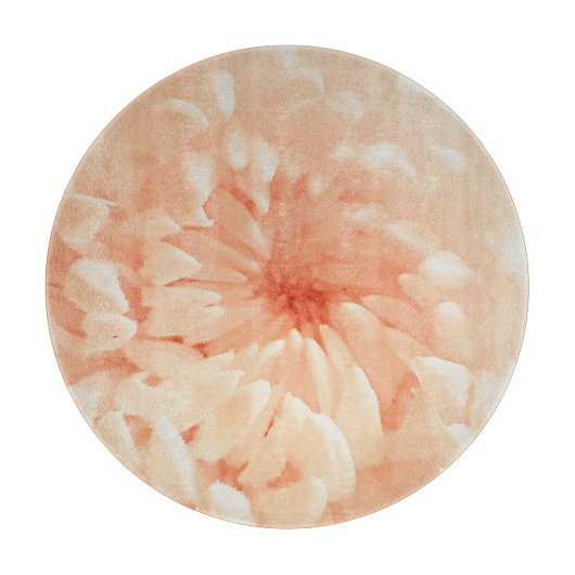 koraalchrysant snijplank (Voorkant)