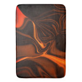 Koraalcurven of -golven, over een donkere achtergr badmat (Voorkant Verticaal)