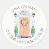 Koraaldeur | Nieuwe sticker van label voor thuisad (Voorkant)