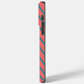 Koraaldiagonale strepen Case-Mate iPhone case (Achterkant / Links)