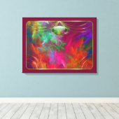 Koraaldiepten Canvas afdrukken (Insitu (Houten vloer))