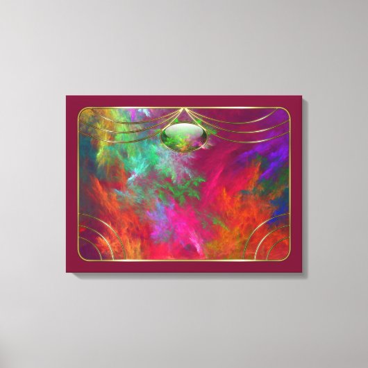 Koraaldiepten Canvas afdrukken (Voorkant)