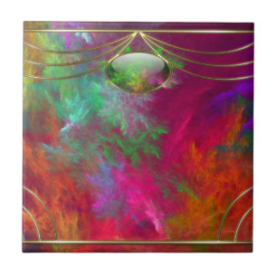 Koraaldiepten Decoratieve tegel Tegeltje