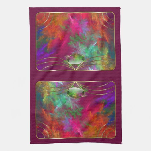 Koraaldiepten Keukenhanddoek (Verticaal)