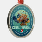 Koraaldriehoek (c) metalen ornament (Rechts)