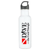 Koraaldriehoek DV4 Waterfles (Voorkant)
