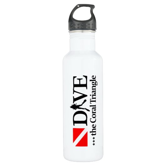 Koraaldriehoek DV4 Waterfles (Voorkant)