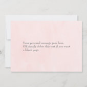 Koraaldromen bruiloft wordt mijn Bridesmaid Kaart (Achterkant)