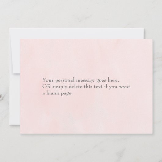 Koraaldromen bruiloft wordt mijn Bridesmaid Kaart (Achterkant)