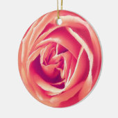 Koraaldruk voor roos keramisch ornament (Links)