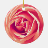 Koraaldruk voor roos keramisch ornament (Achterkant)