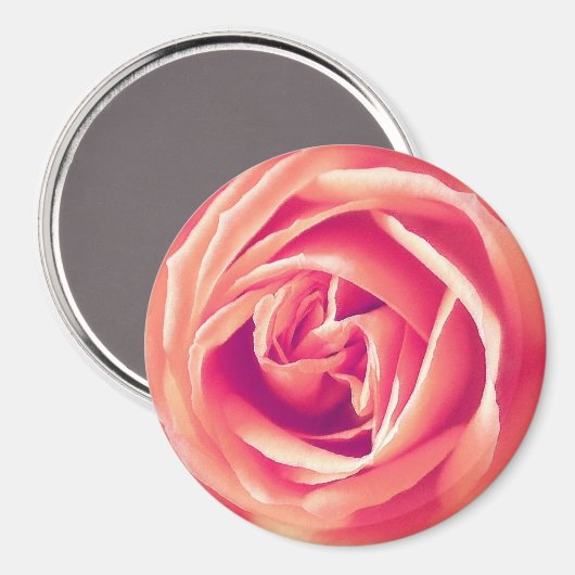 Koraaldruk voor roos magneet (Voorkant / Achterkant)