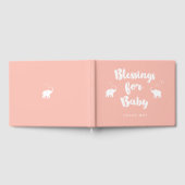 Koraalelephants-zegeningen voor Baby Gastenboek (Volledig)