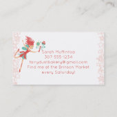 Koraalfee magie whisky koekje cupcake bakkerij visitekaartje (Achterkant)