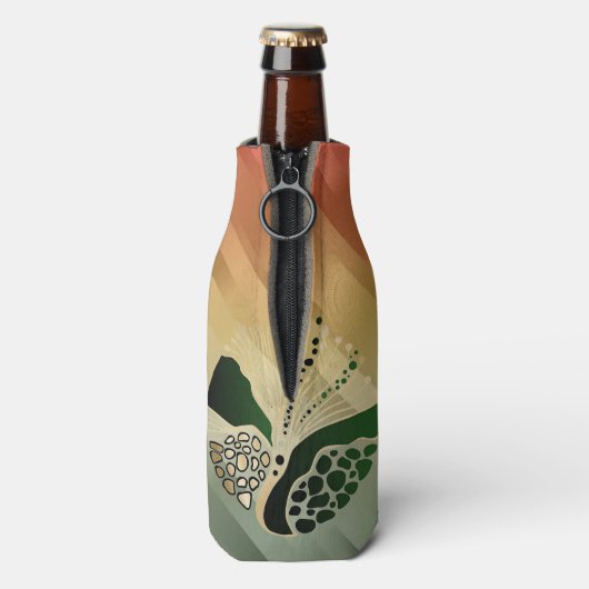 Koraalfleskoeler Flesjeskoeler (Fles Achterkant)