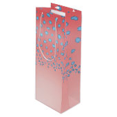 Koraalforel Wijn Cadeautas (Voorkant Gekanteld)