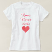  koraalharsliefde T-shirt (Design voorkant)