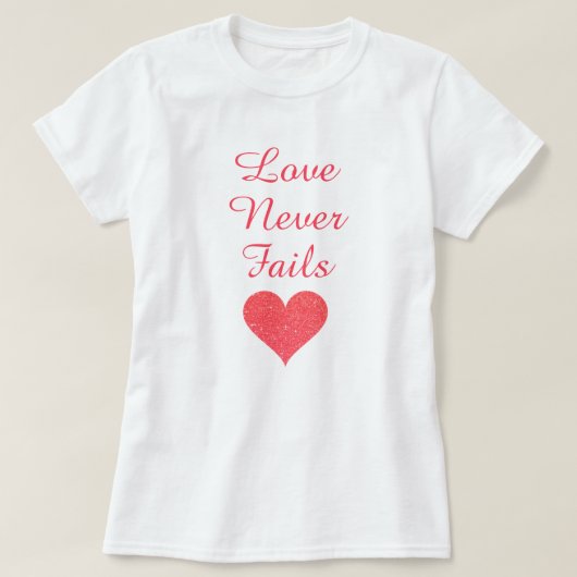 koraalharsliefde T-shirt (Design voorkant)