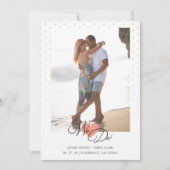 Koraalhart We citeren pooldots foto bruiloft (Voorkant)