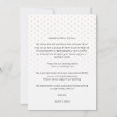 Koraalhart We citeren pooldots foto bruiloft (Achterkant)