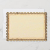 Koraalhartret Rustic Barn Forest Wedding Kaart (Achterkant)