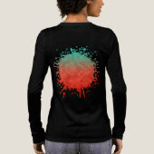 Koraalhemel Herinnering Tri-Blend Shirt (Achterkant)
