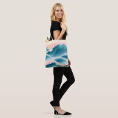 koraalkam tote bag (Op model)