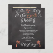 Koraalkarton Beach Weddenschap (Voorkant / Achterkant)