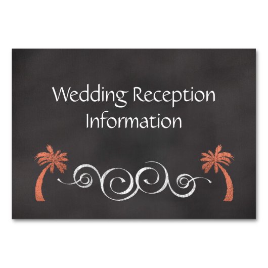 Koraalkarton Beach Weddenschap Kaart (Voorkant)