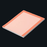 Koraalkleurdecor voor zalm Klaar om aan te passen Notitieblok<br><div class="desc">Dit aangepaste stijlvolle product in zalmkoraalroze kleurdecor voor uzelf of als geschenk om altijd een indruk te maken. Klik op de knop "Aanpassen!" om gereedschappen weer te geven om dit product aan te passen als u een teksteditor en een afbeelding-lader wilt gebruiken. Een geweldig cadeauidee.</div>