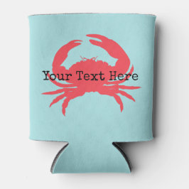 Koraalkrab gepersonaliseerde Koelbox Blikjeskoeler