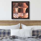 Koraalkrommen Canvas Afdruk (Insitu (Slaapkamer))