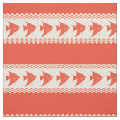 Koraalkust Angelfish Stripes Stof (Swatch)