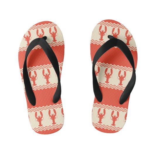 Koraalkuststrook Kinder Teenslippers (Voetbed)