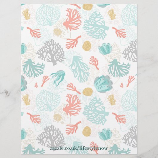 Koraalontwerpbrochure - dingen om te doen.... flyer (Achterkant)