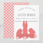 Koraalpaasbundels | Uitnodiging Brunch (Voorkant / Achterkant)