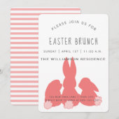 Koraalpaasbundels | Uitnodiging Brunch (Voorkant / Achterkant)