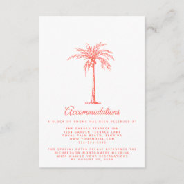Koraalpalm Beach Wedding Accommodations Informatiekaartje