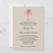 Koraalpalmboom | Weddenschap Kaart (Voorkant)