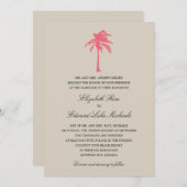 Koraalpalmboom | Weddenschap Kaart (Voorkant / Achterkant)