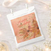 Koraalperen en roze bedankzakje (Geknipt)