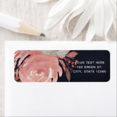 Koraalperroze zachte vette bloemkool Bouquet Wedde Etiket (Insitu)