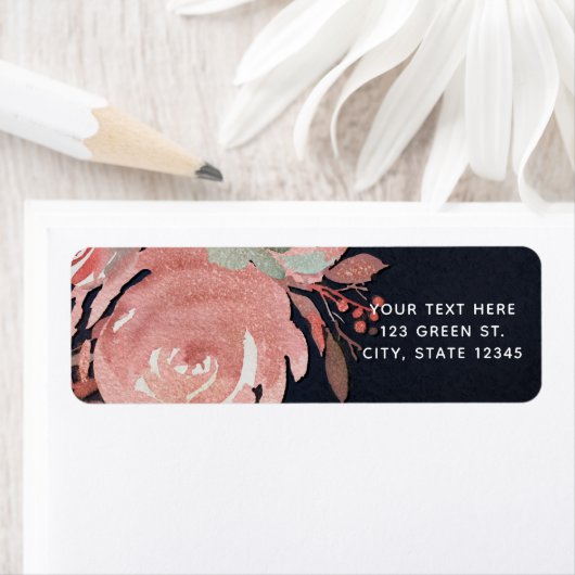 Koraalperroze zachte vette bloemkool Bouquet Wedde Etiket (Insitu)