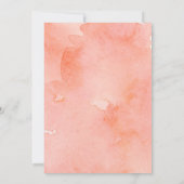 Koraalperzik Bloemenzoet zestien 16 jarig Kaart (Achterkant)