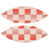 Koraalperzikgradiënt geruit american football (Panelen)