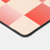 Koraalperzikgradiënt geruit bureaumat (Hoek)